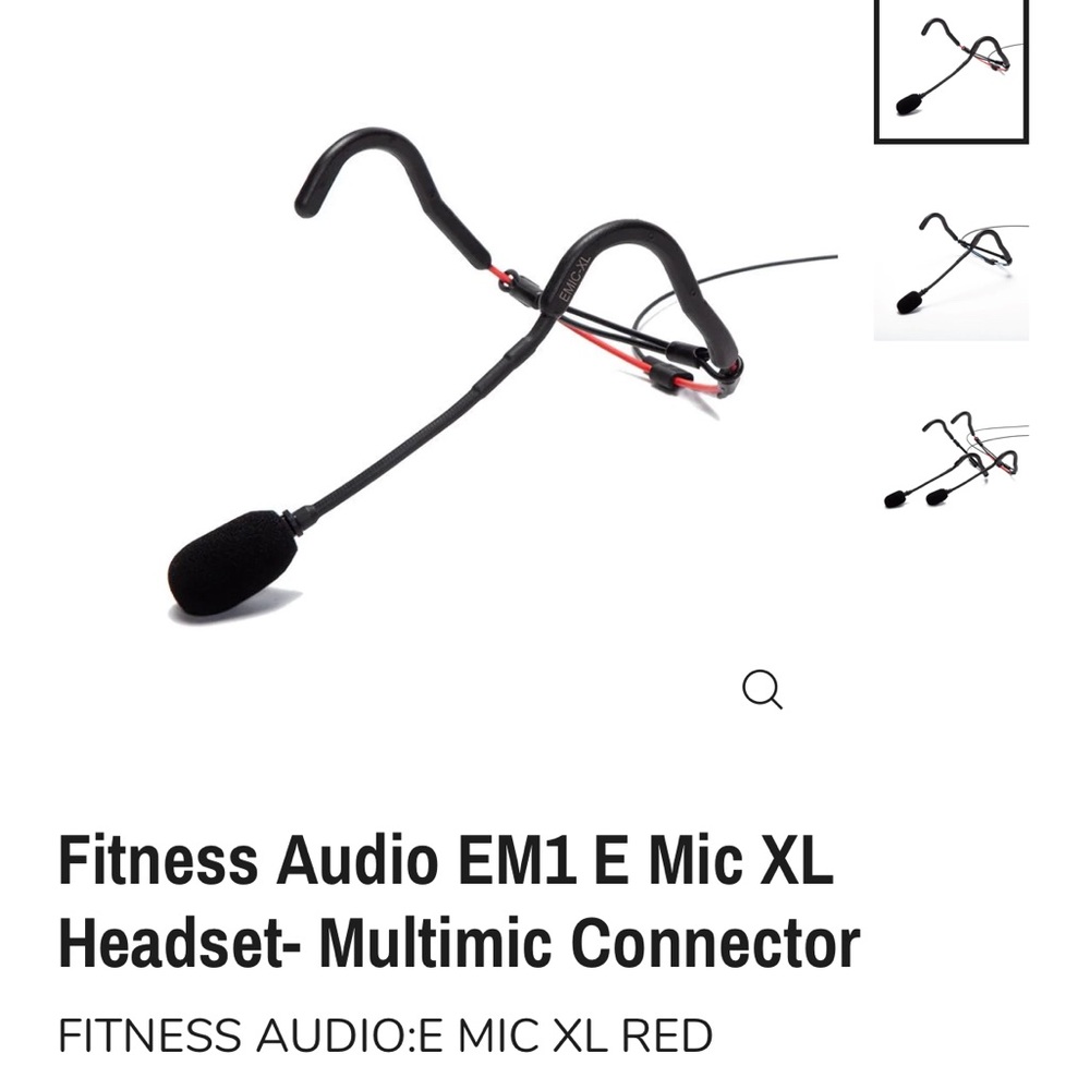 E-mic fitness headset